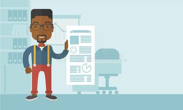 黑人办公室手势兴奋图片