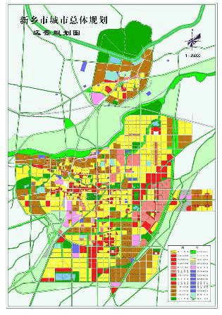 新乡市城市发展规划图