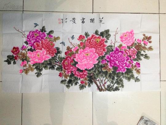 国画花开富贵