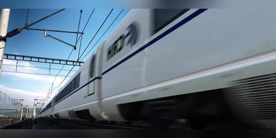 高铁动车和谐号_2048x896_高清视频素材下载(编号:)