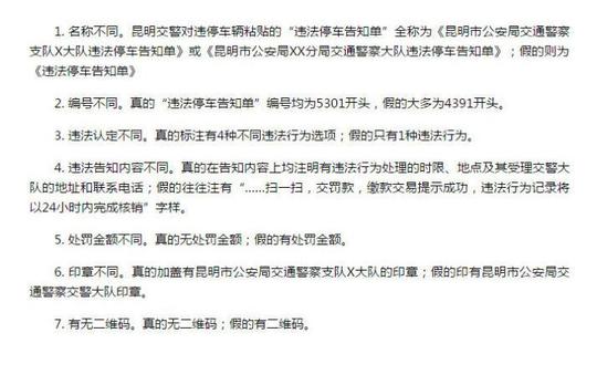 云南昆明交通违章罚单现二维码骗局