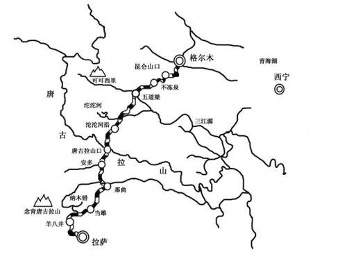 格尔木那曲间800多公里的行程