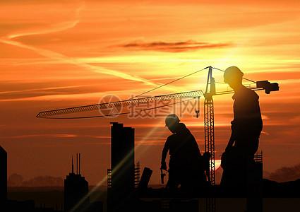 建筑工人场景图片下载