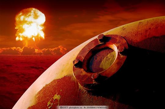 原子弹爆炸核武器爆炸战争蘑菇云冰水烈火生活百科图片素材