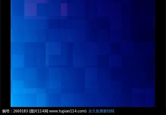 短片视频平移的蓝色马赛克空间,视频素材免费下载,ae