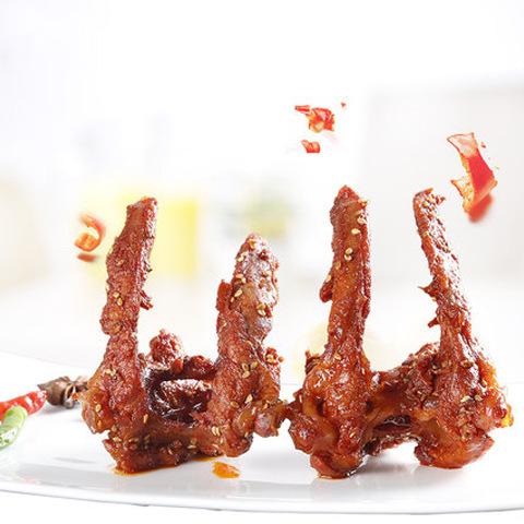 鸭途特色五香甜辣麻辣鸭锁骨卤味熟食小吃休闲零食下酒菜批发