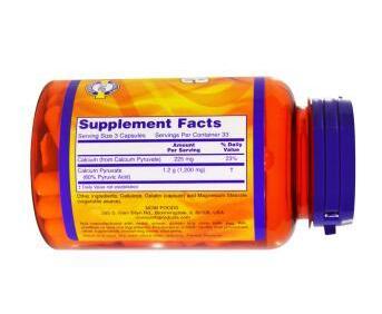 nowfoods丙酮酸钙1200mg*100粒