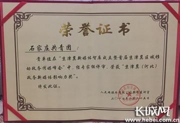 什么石家庄市获得