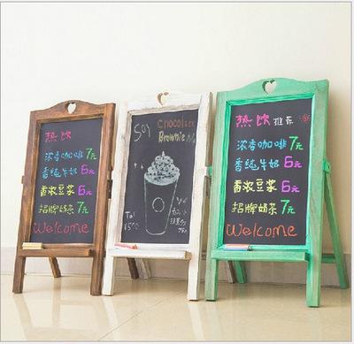 美式乡村风蛋糕店酒吧奶茶店价格手写表广告装饰黑板d38