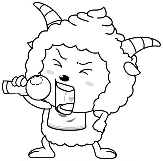 宝宝涂色素材·3——喜羊羊家族篇