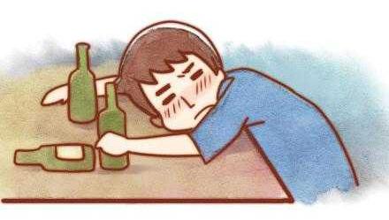 失恋喝酒动漫图片