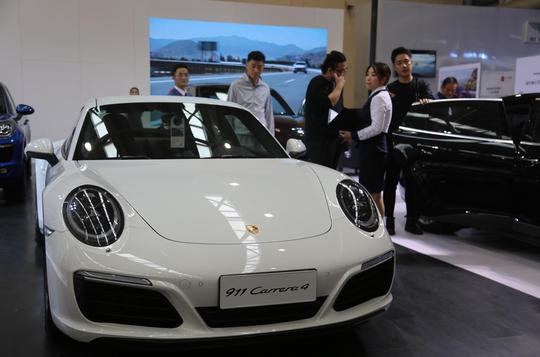 保时捷911carrera4,140万级别超级跑车,车展实拍!