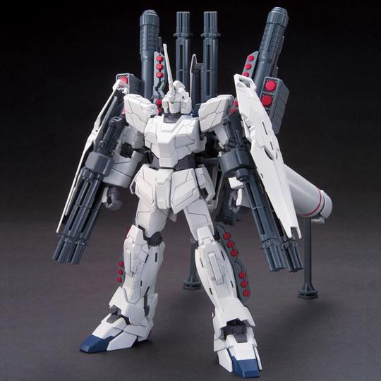 万代hg1/144全武装独角兽unicorn毁灭模式高达敢达拼装模型