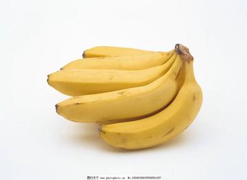 黄色香蕉片图片