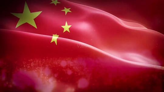 五星红旗随风飘扬_1280x720_高清视频素材下载(编号:)