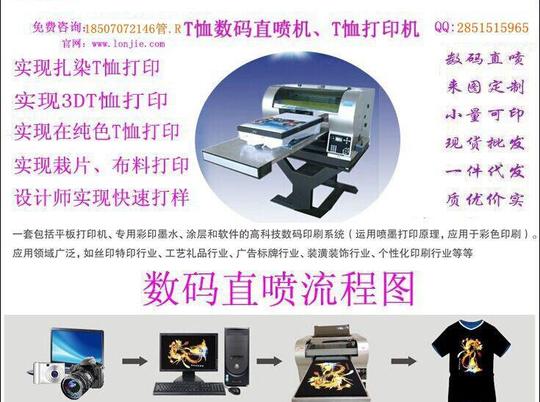 供应产品深圳市深龙杰科技有限公司深圳小型创业定制服装印花机diy