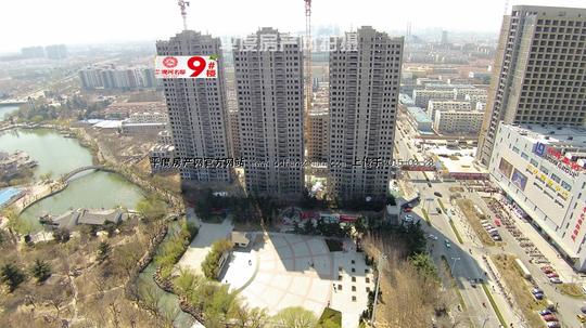 平度楼盘鸟瞰实景图第一季平度房产网航拍实景图