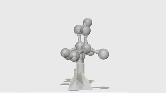 pla(聚乳酸)分子/显示—云模型,模型下载,3d模型下载