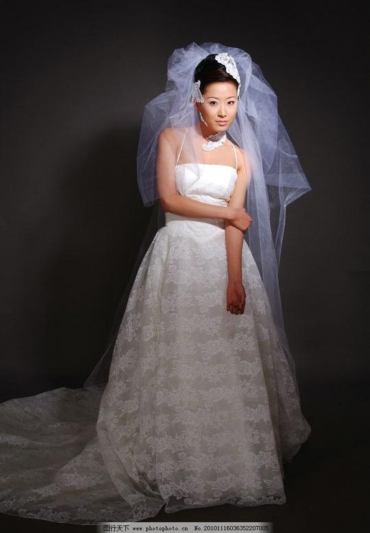 婚纱摄影样片美丽新娘少女女孩美女影楼人物女性爱在心里