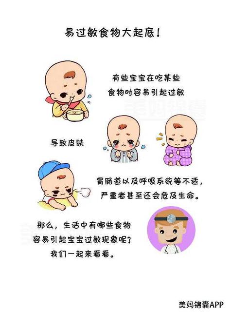 哪些食物容易引起宝宝过敏湿疹