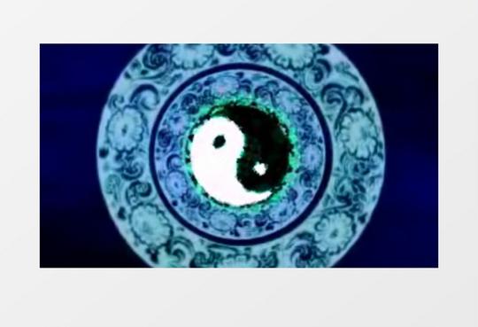 太极八卦图特效动画背景视频素材视频素材下载__熊猫