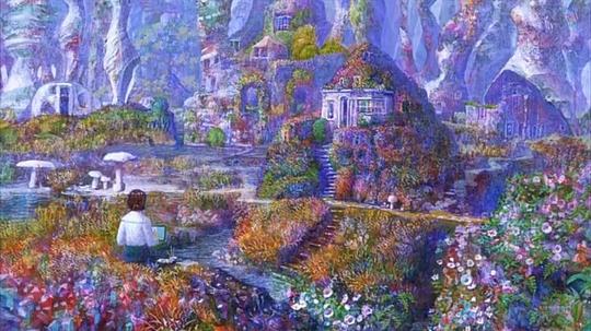 依巴拉度,时间篇壁纸自截横屏画花草唯美意境人物风景动漫
