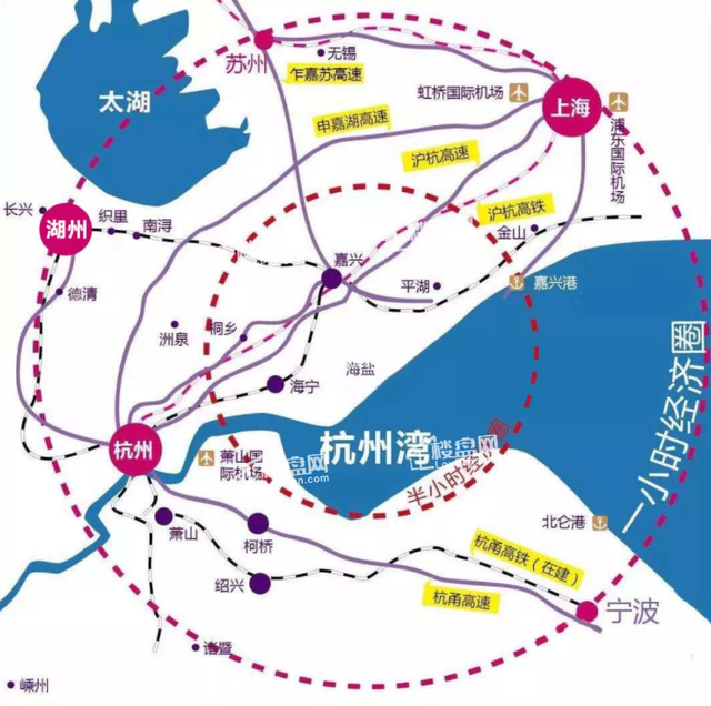 湖州一小时经济圈