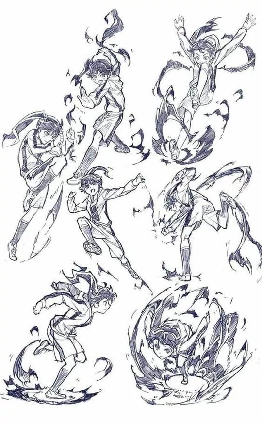 一波姿势绘画素材参考,解锁多种动作和姿态