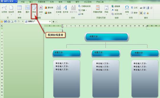 如何使用wps绘制组织结构图