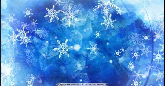 led屏幕视频素材雪花
