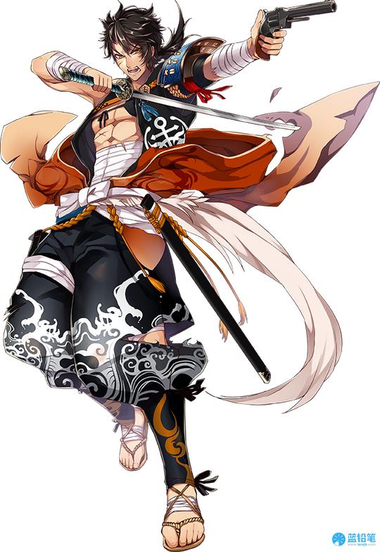 《刀剑乱舞》超全日漫角色设定素材第二弹!-蓝铅笔