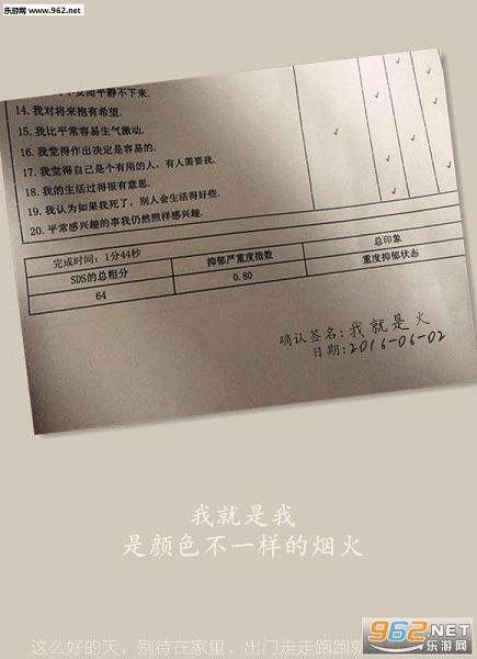 安卓游戏安卓常用软件→重度抑郁症诊断书生成器《重度抑郁症