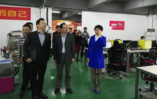 福建省人事厅领导参观调研家世比大学生创业园