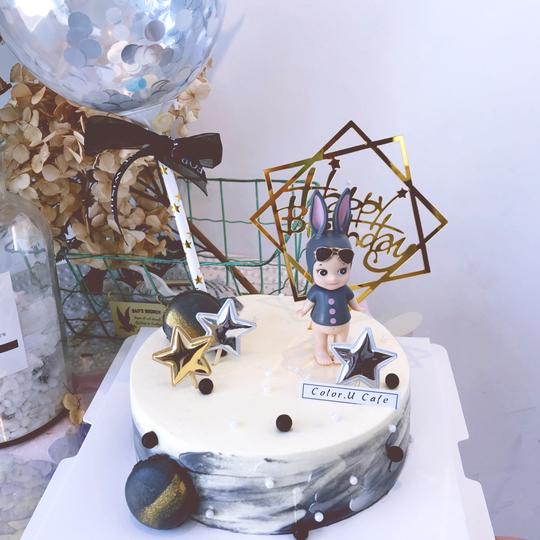 抖音ins网红告白气球兔子生日蛋糕太原郑州南京昆明成都同城速递