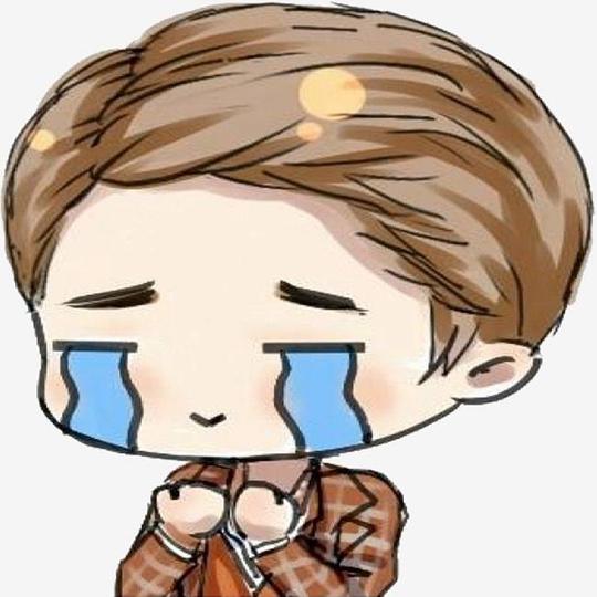 哭泣_流泪卡通男生素材-90设计