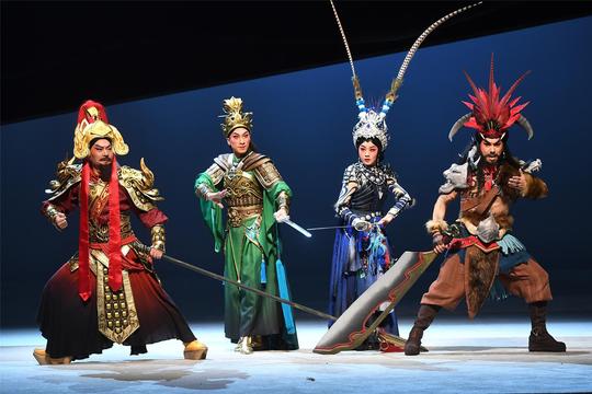 省市粤剧院四大“梅花”同台!粤剧《谯国夫人》国庆假期热演