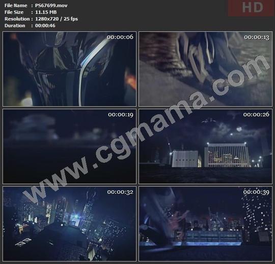 ps67699机器人超人钢铁侠酷跑开场三维动画舞蹈大屏幕led晚会高清视频