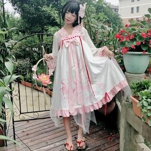 汉元素lolita裙中国风萝莉塔古风萝莉套装洛丽lolita裙子原创学生