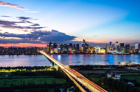 杭州城市天际线_图片大全—全景创意图库（quanjing.com）中国领先的正版图片视频素材网站