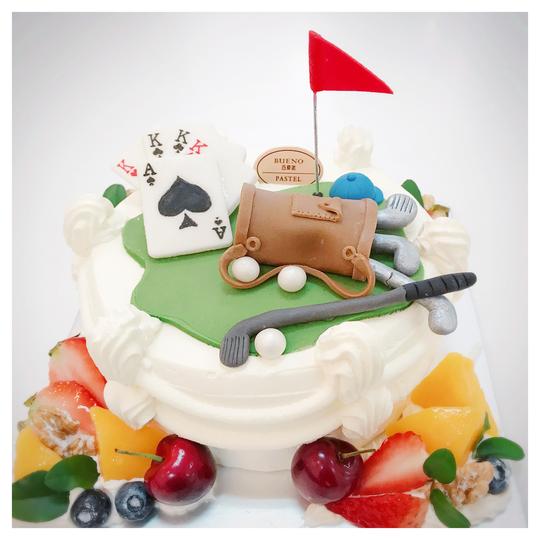 送老板领导高尔夫球场高尔夫球生日蛋糕送货
