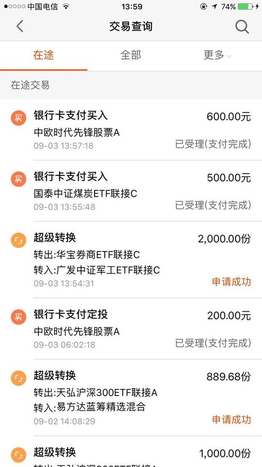 操作9.3个人基金操作分享图