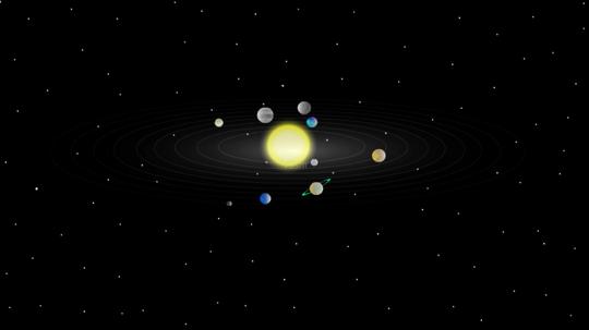 动感宇宙星球聚会_1920x1080_高清视频素材下载(编号