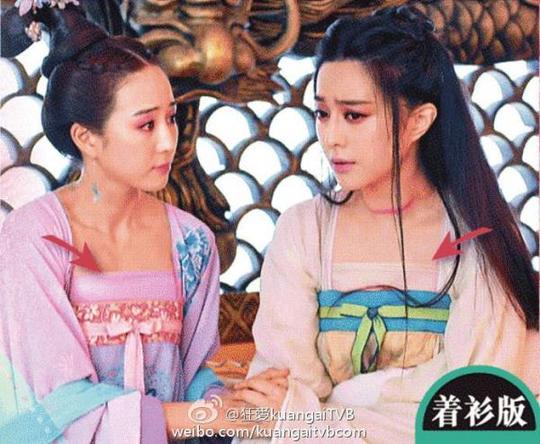 武媚娘胸前加布料遮胸不用变大头剧(组图)