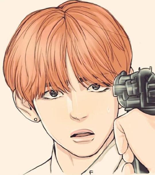 【fanart】#防弹少年团##bts##v##金泰亨#【禁止二改禁商用,转载请