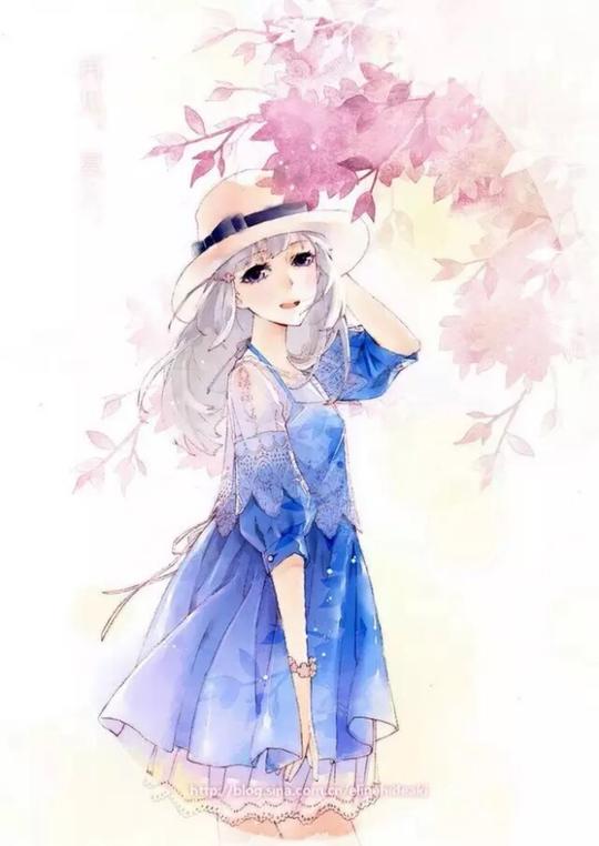 插画二次元美景图卡通素材动漫场景手机壁纸电脑桌面美图
