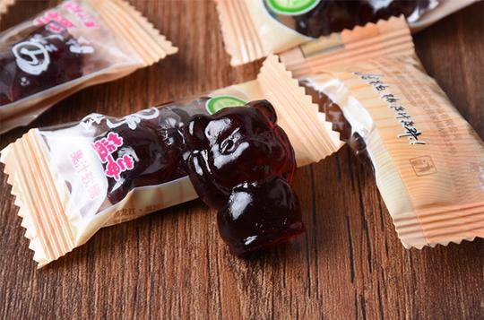 2018爆款野生蓝莓果汁软糖都柿糖立袋装150g休闲零食批发微商代发