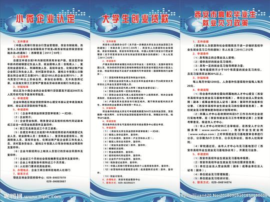 就业创业政策宣传图片