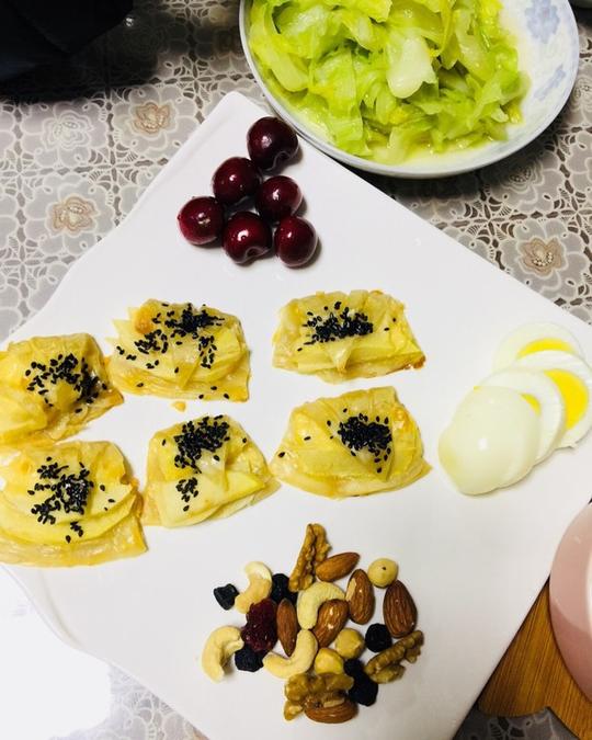 十里桃林三生三世做的快手抓饼【苹果派】