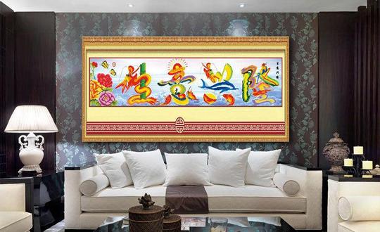 生意兴隆花鸟字画diy钻石画钻石绣点钻贴画