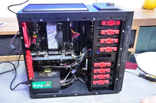 e3-1230v2+z77,图解装机过程,电源机箱貌似是冷门